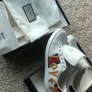 Gucci New Ace Loved Sneakers
